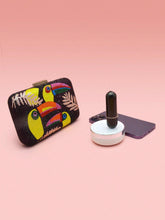 Load image into Gallery viewer, Toucan Rhinestone Inlaid Chain Strap Clutch