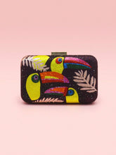 Load image into Gallery viewer, Toucan Rhinestone Inlaid Chain Strap Clutch