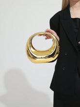 Load image into Gallery viewer, Metallic Crescent Handbag