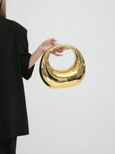 Load image into Gallery viewer, Metallic Crescent Handbag