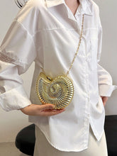 Load image into Gallery viewer, Acrylic Hard Shell Conch Shape With Additional Metal Chain