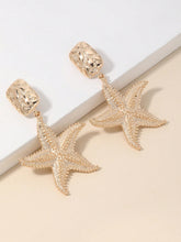 Load image into Gallery viewer, Ocean Themed Starfish Earrings