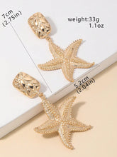 Load image into Gallery viewer, Ocean Themed Starfish Earrings