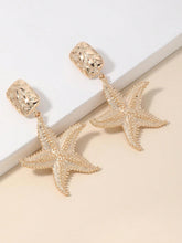 Load image into Gallery viewer, Ocean Themed Starfish Earrings