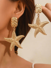 Load image into Gallery viewer, Ocean Themed Starfish Earrings