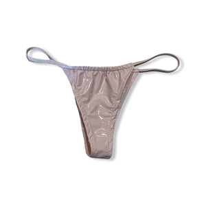 Bottoms #6 Thin String Slide- Mother Of Pearl Latex Collection