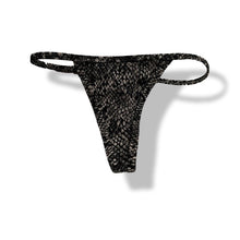 Load image into Gallery viewer, Bottoms #1 Thin Fixed String Thong- Leopard Safari Collection