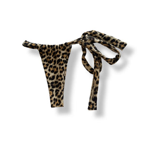 Bottoms #3 Thick Slide Single Tie- Leopard Safari Collection